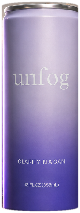 The approved lavender UNFOG can, the ritual that starts the moment